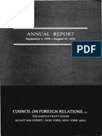 Council on Foreign Relations Membership List, 1976