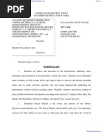 Download Atlantic v  Project Playlist COMPLAINT by onthecoversongs SN2704294 doc pdf