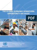 Global Economic Downturn-Opportunity or Crisis?