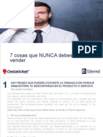 7 Cosas Que NUNCA Debes Decir Al Vender