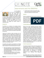 Loudness Measurements and the CALM Act