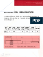 Caracteristicas Tecnicas Poste