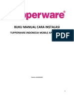 Buku Panduan Instalasi Tupperware Indonesia Mobile Application