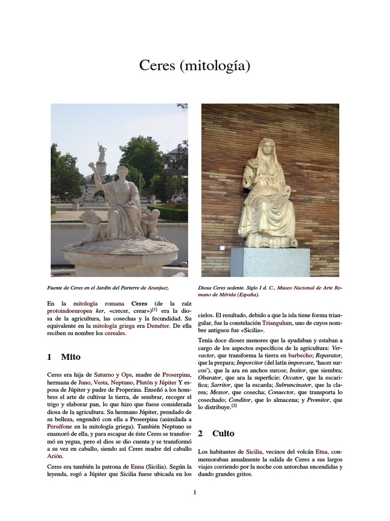 Ceres (Mitología)