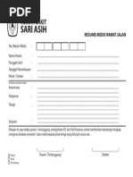 Resume Medis Rawat Jalan Resume Medis Rawat Jalan