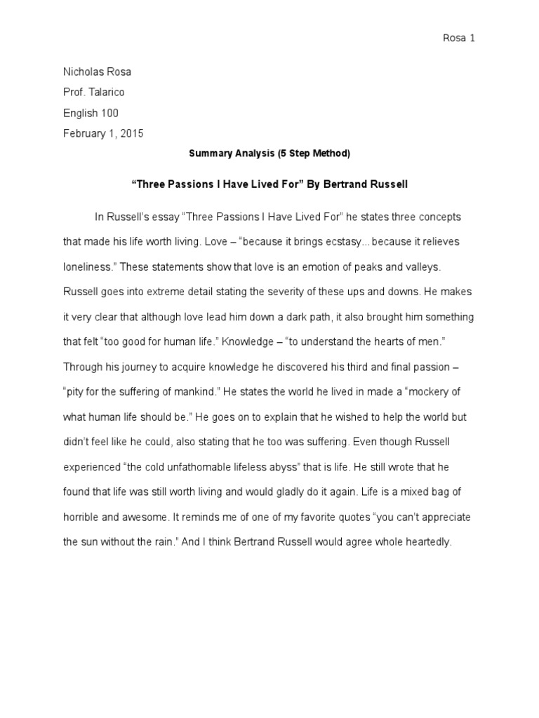 Passion definition essay image