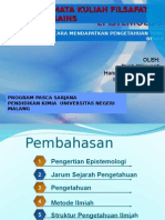 Materi Epistemologi dalamFilsafat Sains