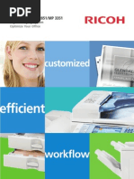 Catalogo Ricoh Mp 2851 Mp 3351 Pdf Image Scanner Fax