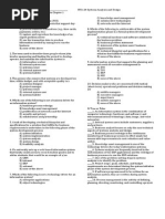 Systems Analysis and Design Chapter 1 Quiz