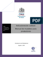 Manual de Muestreo para Indicadores de Calidad