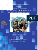 Manual Inventario de Burnout Para Los Profesionales de La Salud