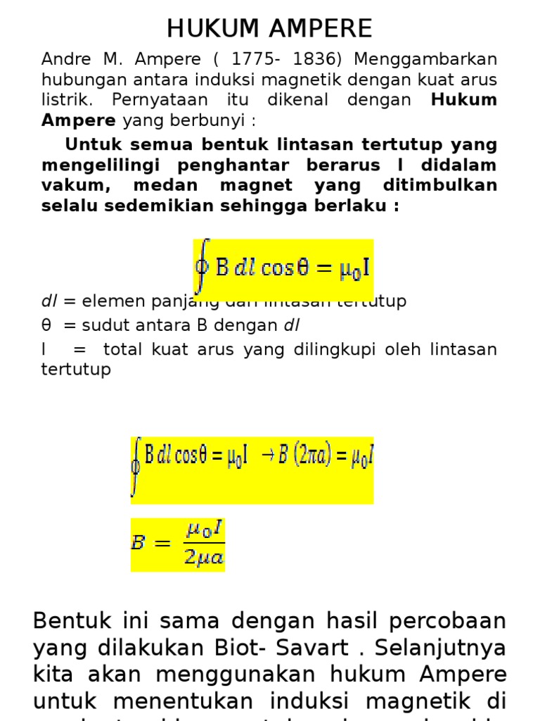 108 Contoh Soal Hukum Ampere Lengkap Dikdasmen