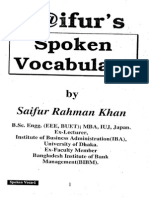 Spoken Vocabulary by Saifur Rahman Khan 