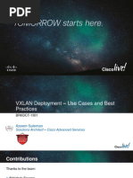 VXLAN Deployment - Use Cases and Best Practices