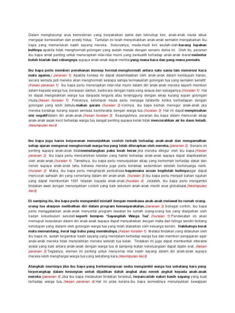 Contoh Karangan Pdf