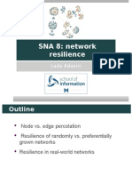 SNA 8: Network Resilience: Lada Adamic