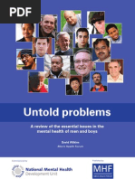 Download Untold Problems - A review of the essential issues in the mental health of men and boys by Mens Health Forum SN27046721 doc pdf