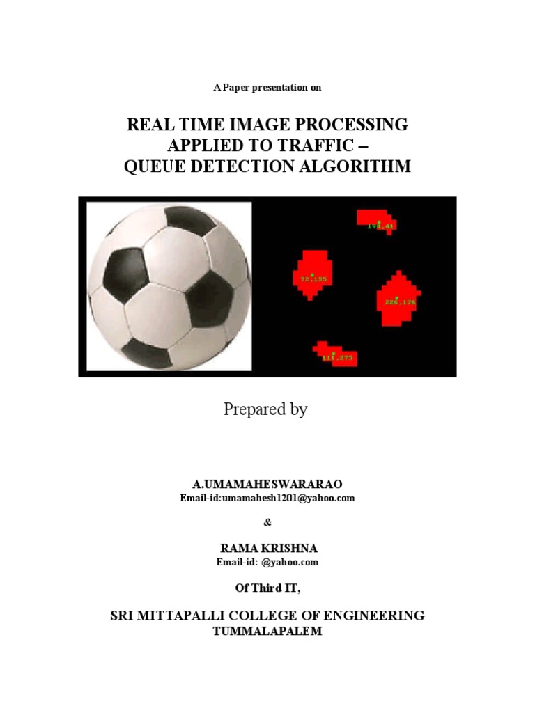 Traffic Queue Detection Tech | PDF | Traffic | Signal (Electrical ...