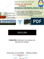 Pruebas endocrinológicas: insulina, glucagón, estrógenos, andrógenos, progesterona y gonadotropina coriónica