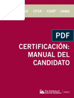 Certification Candidate Handbook Spanish