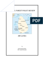 National Forest Policy Review - Sri Lanka