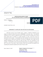 1judge Mary McLaughlin 05-2288 AMENDMENT To COMPLAINTT August 9 2007a-Signed