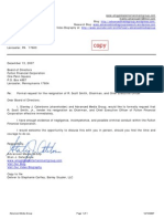 Letter To Fulton Board of Directors Re Smith Resignation Dec 13 2007