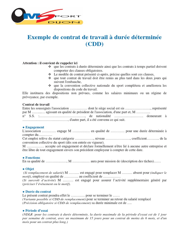 Contrat de 24h par semaine