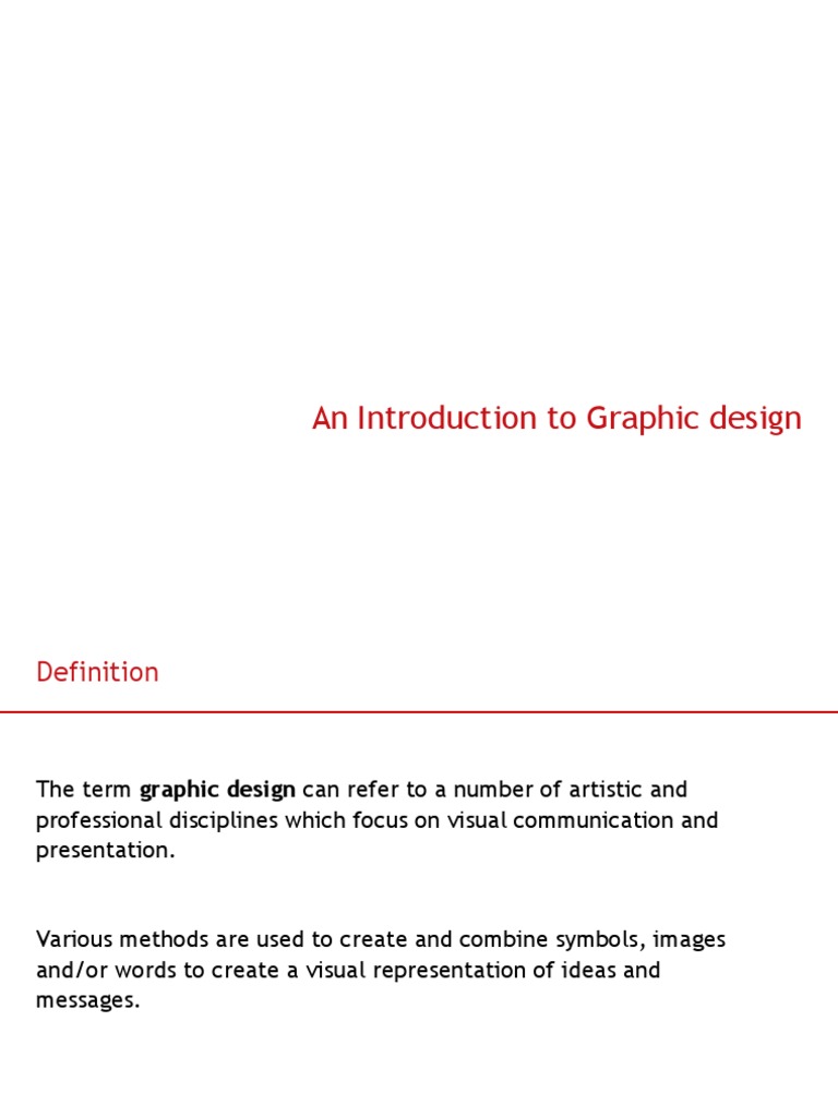 An Introduction to Graphic Design | Graphic Design | Graphics | Free 30 ...