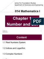 FHMM1014 Chapter 1 Number and Set