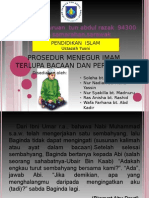 Prosedur Menegur Imam