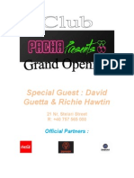Club Pacha Flyer Document