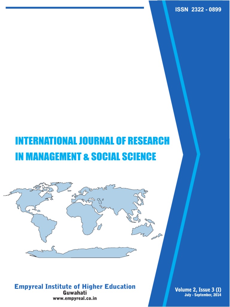 International Journal of Research in Management & Social Science Volume