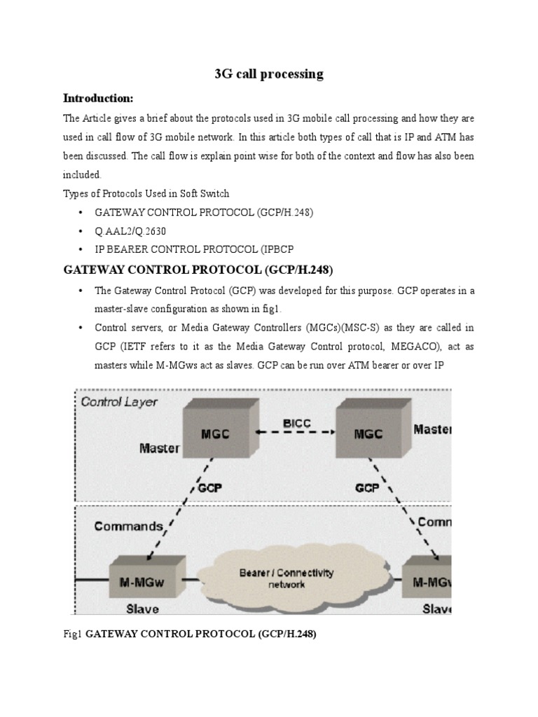 3G Call Processing | PDF