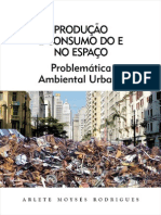 Arlete Moysés Rodrigues - Produção e Consumo No Espaço. Problemática Ambiental Urbana