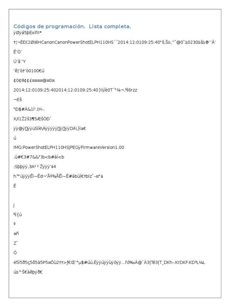 Codigos De Programacion Pdf Business