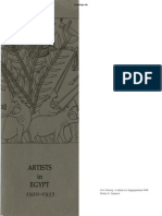 Artists in Egypt (1920-1935)