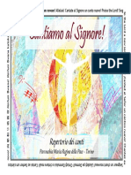 Libretto 'Cantiamo Al Signore'