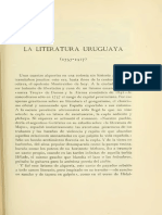 Calderón Barbagelata - La Literatura Uruguaya 1757-1917 en Revue Hispanique T. XL 1917