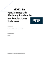 UNIDAD XII La Fundamentación Fáctica y Jurídica de Las Reso