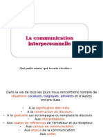 Communication Interpersonnelle