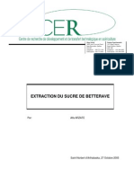 Extraction Du Sucre de Betterave