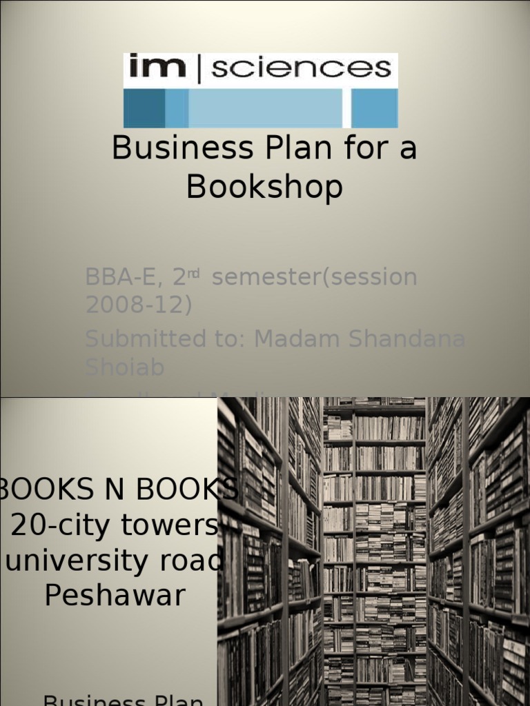 How to open a bookstore business plan image