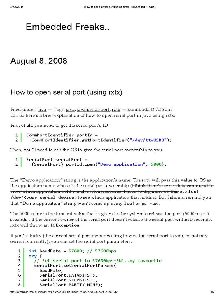 Java Rxtx Download
