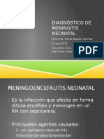 Diagnóstico de Meningitis Neonatal