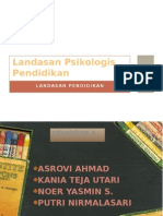 Landasan Psikologis Pendidikan