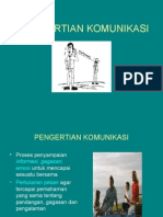 II Pengertian Komunikasi