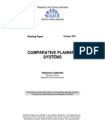 Comparative Planning Systems