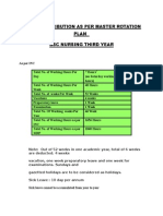 Master Rotation Plan