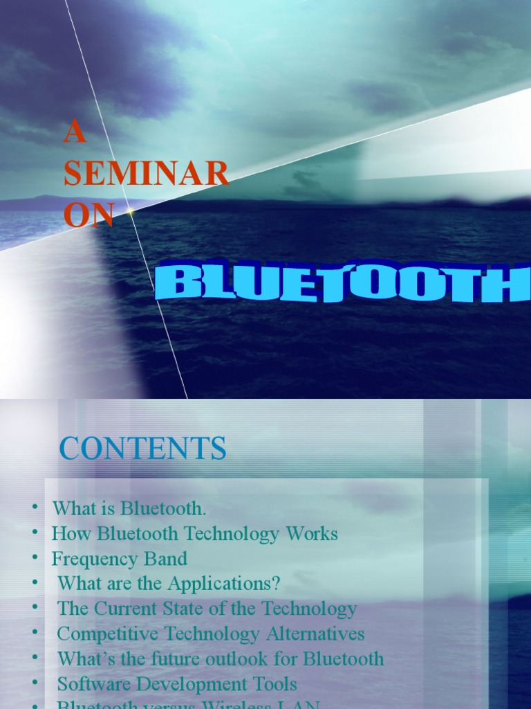 Bluetooth | PDF | Bluetooth | Wireless